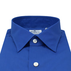 Classic Napoli 170 a due blue shirt. Egyptian giza cotton 45