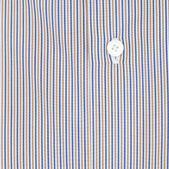 Classic regular shirt Napoli 170 a due striped blue and beige