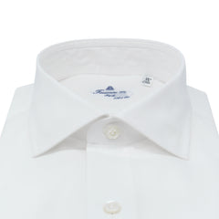 Classic Naples 170 a Due shirt in white cotton