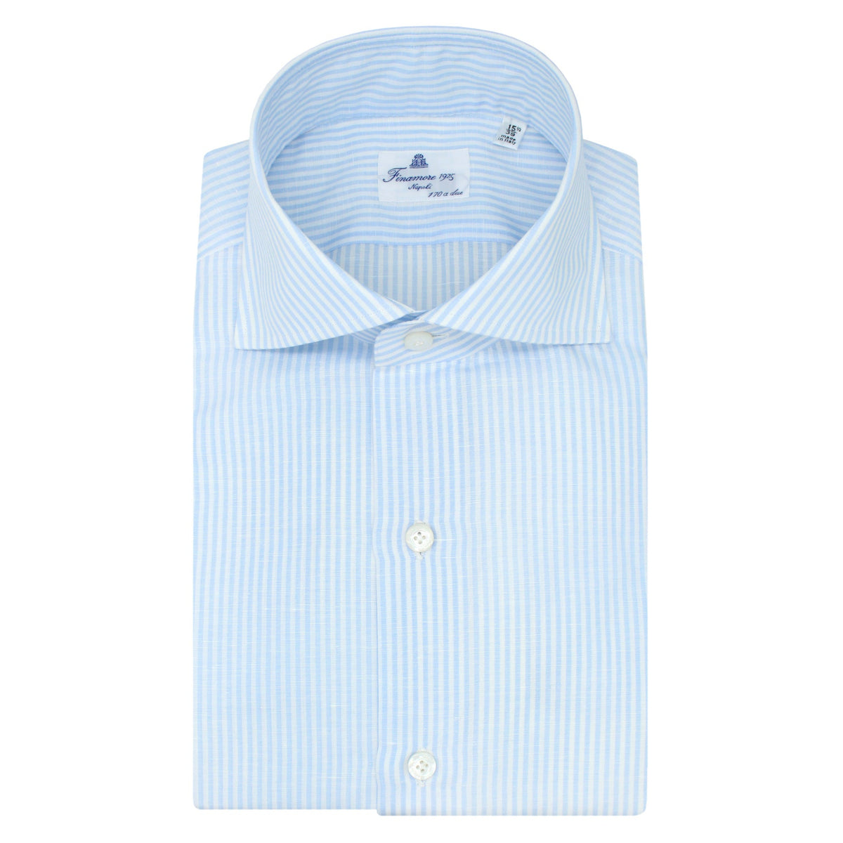 Classic Napoli 170 a due striped shirt. Without arriccio on the sleeve