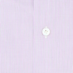 Classic regular shirt Napoli 170 a due lilac checks