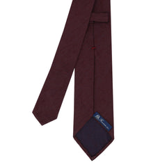 Anversa hand-finished silk tie. Various colours: Green, Bordeaux, Blue