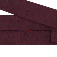 Anversa hand-finished silk tie. Various colours: Green, Bordeaux, Blue