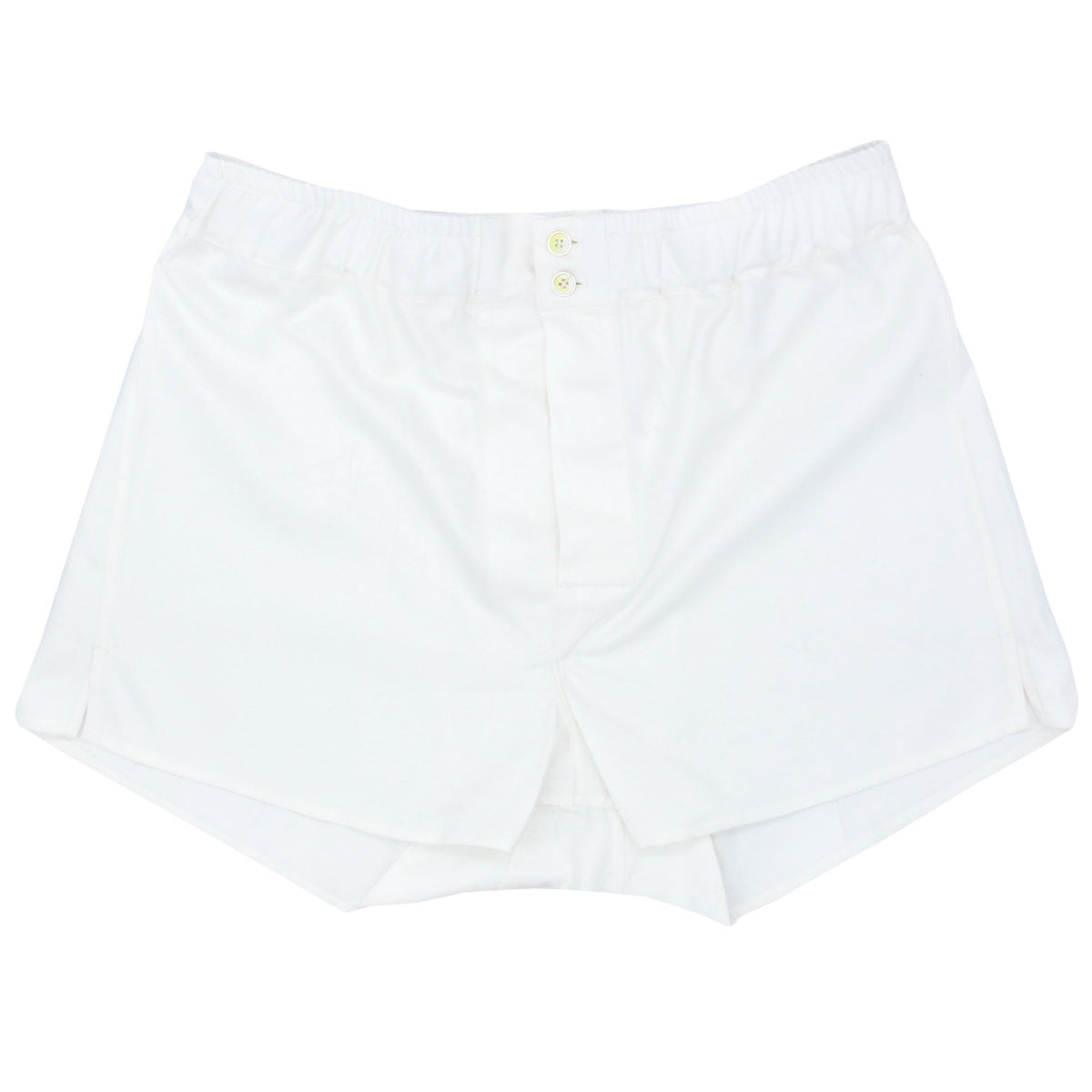 White men's underwear boxer shorts in cotton and silk. Carlo Riva