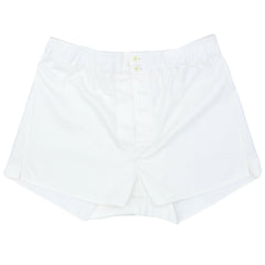 White men's underwear boxer shorts in cotton and silk. Carlo Riva