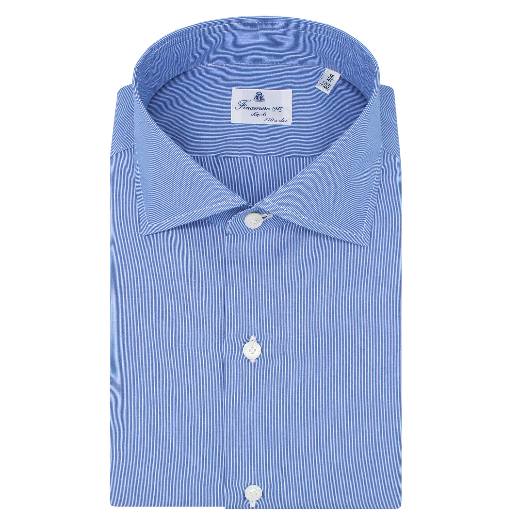 FINAMORE 170 A DUE SHIRT LIGHT BLUE