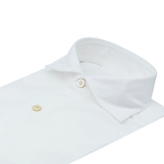 Gaeta regular sport shirt in white flannel