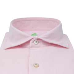 Gaeta regular sport shirt in pink cotton