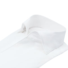 Gaeta regular sport shirt ustica collar in white cotton