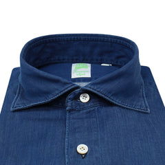 Gaeta regular fit cotton denim sport shirt