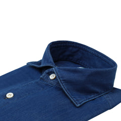 Gaeta regular fit cotton denim sport shirt