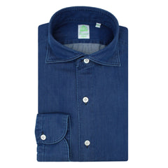 Gaeta regular fit cotton denim sport shirt