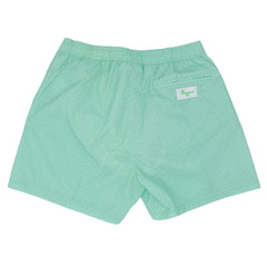 Light green beachwear with dots. Quick-drying and multi- pockets