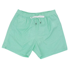 Light green beachwear with dots. Quick-drying and multi- pockets