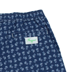Blue beachwear with turtles. Quick-drying and multi- pockets