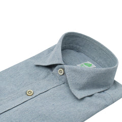 Tokyo slim cotton sport shirt with closed pocket on front