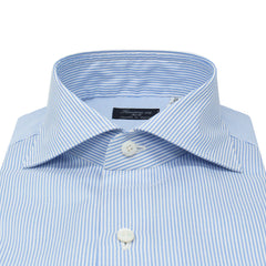 Classic Milano slim fit striped cotton shirt