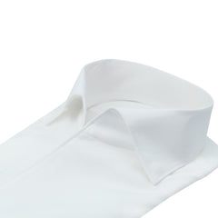 Classic slim Milano cotton shirt one piece collar