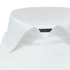 Classic slim Milano cotton shirt one piece collar