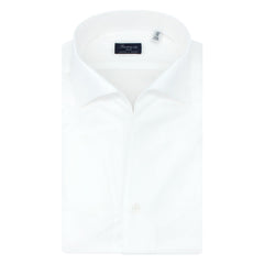 Classic slim Milano cotton shirt one piece collar