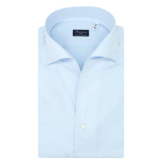 Classic slim Milano cotton shirt one piece collar