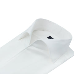 Carlo Riva cotton Milano slim fit shirt with oyster collar