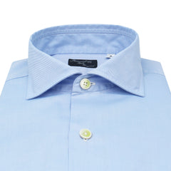 Classic regular Napoli cotton twill shirt. Enzymed treatment.