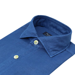 Classic Napoli shirt in linen and cotton, various colours. Carlo Riva fabric