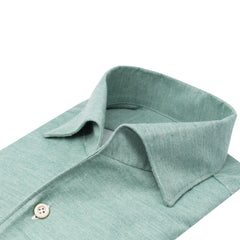 One Piece Collar Napoli cotton and cashmere shirt Carlo Riva