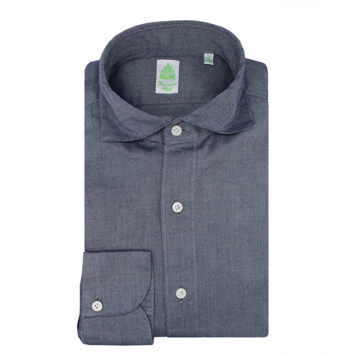 Slim fit Tokyo sports shirt in flannel