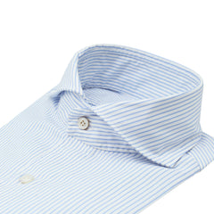 Tokyo sporty slim blue shirt with Sergio collar