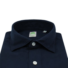 Tokyo slim fit cotton and cashmere sports shirt