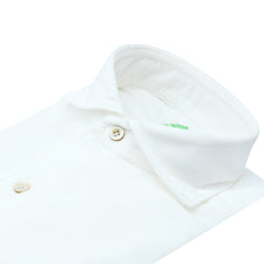 White milleraies striped velvet Tokyo slim shirt