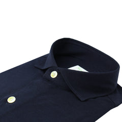 Toronto sport shirt in dark blue merino wool