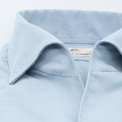 Tokyo sport shirt with ustica collar in white cotton