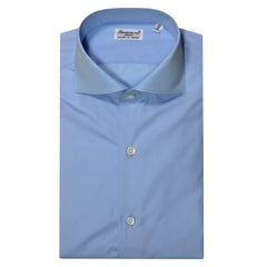 Dress shirt Milano slim fit cotton white or light blue